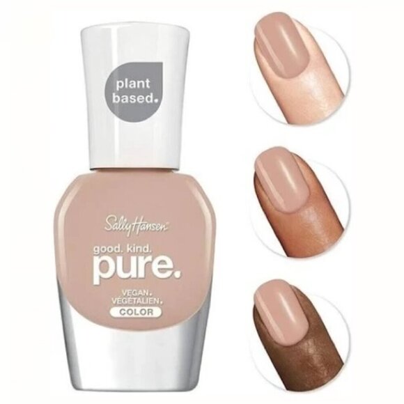 💖3/$15💖 Sally Hansen Good Kind Pure Vegan Polish *140 Almond Tan* - Picture 1 of 5